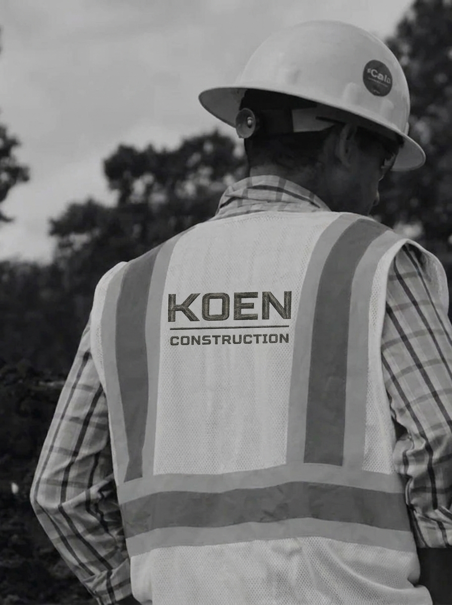 Koen Construction crew member